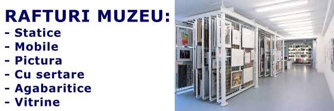 rafturi pentru muzeu